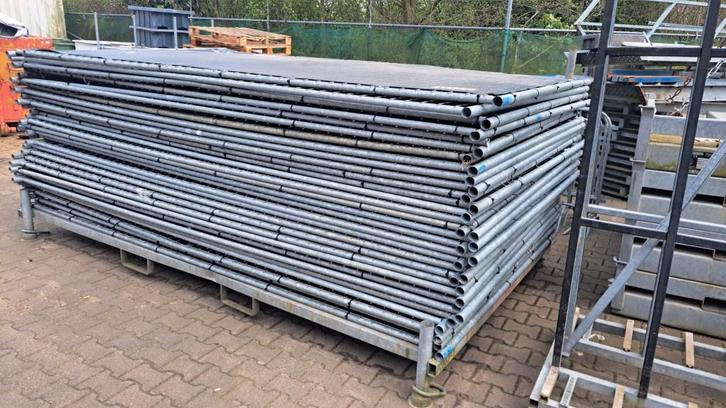 bouwhekken, Tuin en Terras, Tuinhekken en Hekwerk, Gebruikt, Overige typen, IJzer, Ophalen