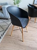 6 Eetkamerstoelen - 3 van elk model, Huis en Inrichting, Stoelen, Gebruikt, Zwart, Modern, Vijf, Zes of meer stoelen