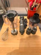KitchenAid Staafmixer Set Zo goed als nieuw!, Witgoed en Apparatuur, Blenders, Ophalen of Verzenden, Zo goed als nieuw, Blender