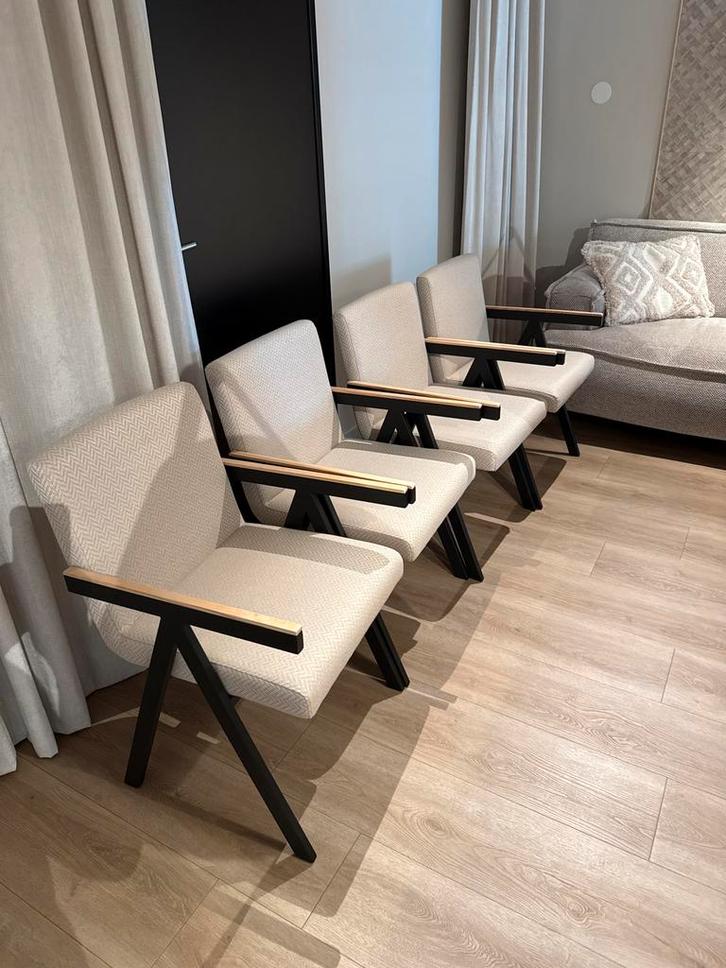 Jesper Home  eetkamerstoel Omuta - set van 8st., Antiek en Kunst, Antiek | Meubels | Stoelen en Banken, Ophalen