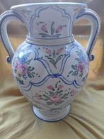 italiaanse hoge vaas vintage 2 oren aardewerk, Antiek en Kunst, Antiek | Vazen, Ophalen