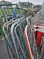 18 stalen zijhekken / achterwand van rolcontainer /winkelkar, Doe-het-zelf en Verbouw, Transportwagens, Ophalen of Verzenden, Gebruikt