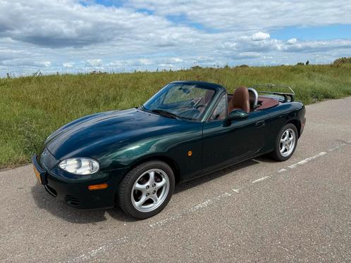 Mazda MX-5 1.6 I 2002 Groen, Auto's, Mazda, Particulier, MX-5, Benzine, E, Cabriolet, Handgeschakeld, Geïmporteerd, Groen, Achterwielaandrijving