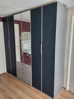 3 deurs kledingkast hang en legplanken met 4 lades, Huis en Inrichting, Kasten | Kledingkasten, Ophalen, Gebruikt, 200 cm of meer
