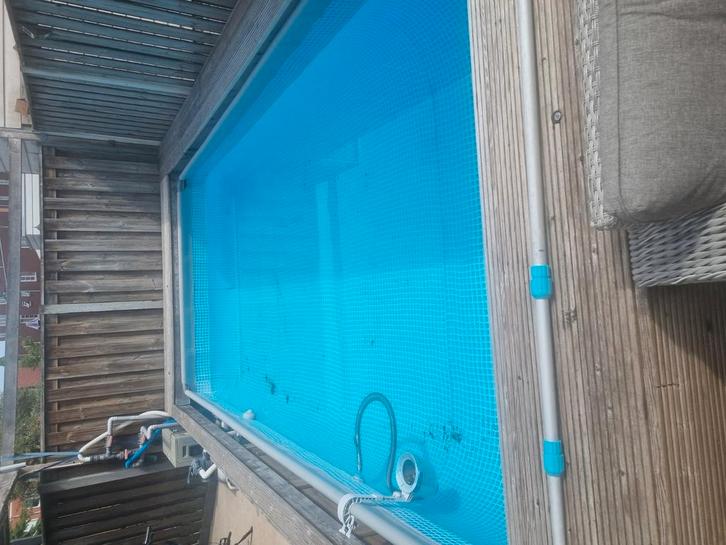**️ Intex Opzetzwembad 549x274x132 cm – Compleet met Zandf, Tuin en Terras, Zwembad-toebehoren, Gebruikt, Ophalen