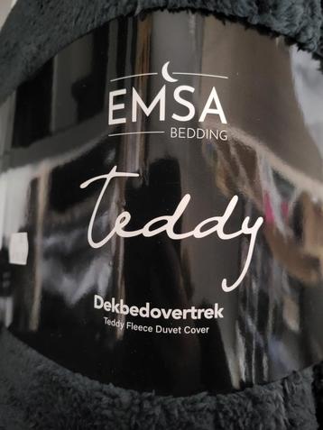 Esma Teddy Fleece Dekbedovertrek Antraciet beschikbaar voor biedingen