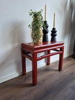 Antieke chinese rode lak tafel bijzettafel, Antiek en Kunst, Antiek | Meubels | Tafels, Ophalen