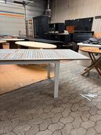 Buitentafel uitschuifbaar 320x100 in 220x100, Tuin en Terras, Tuintafels, Ophalen, Nieuw, Rechthoekig, Aluminium