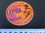 sticker stop lepra giro 50500 amsterdam *, Ophalen, Zo goed als nieuw, Bedrijf of Vereniging