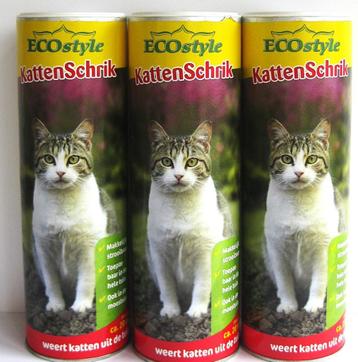 Kattenschrik Strooibus  Ecostyle 400gr (3 voor €8 ) Nieuw beschikbaar voor biedingen