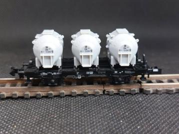 Minitrix 3537 - Containerdraagwagen BTs50 (13216) beschikbaar voor biedingen