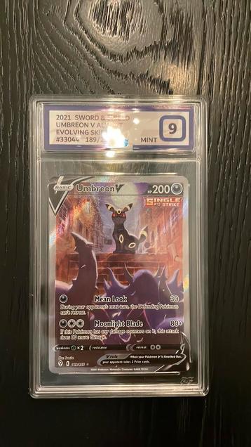 Umbreon v mint 9 beschikbaar voor biedingen