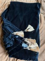 By Boo  Zwart velours plaid/sprei goud  kleurige kwastjes, Ophalen of Verzenden, Nieuw