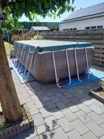 Zwembad rotan look bestway, Tuin en Terras, Zwembaden, Gebruikt, 200 tot 300 cm, Ovaal, Ophalen