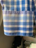 MARVELIS Overhemd M40 blauw wit paars geruit, Marvelis, Blauw, Zo goed als nieuw, Halswijdte 39/40 (M)