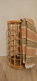 Vintage paraplubak / hoge mand rotan, Ophalen, Zo goed als nieuw