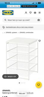 Jonaxel ikea op opbergsysteem winkelinventaris, Huis en Inrichting, Ophalen, Zo goed als nieuw, Eenpersoons, Hoogslaper