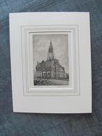 Delft - Willem Veldhorst - 2 etsen, Antiek en Kunst, Kunst | Etsen en Gravures, Ophalen of Verzenden