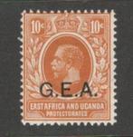 1917 10c GEA-Britse bezetting-Duitse kolonie Oost-Afrika WO1, Ophalen of Verzenden, Overige landen, Postfris
