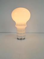 Vintage space age bulb tafellamp wit glas 1970’s germany