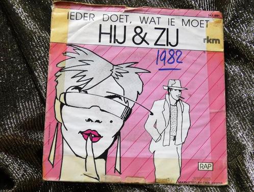 Hij & Zij, zeldzame single België- piraat, ieder doet…, Cd's en Dvd's, Vinyl | Nederlandstalig, Gebruikt, Ophalen