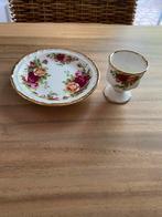 Royal Albert petit four bonbon schaaltje en eierdopje, Ophalen of Verzenden