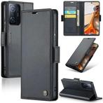 CaseMe Luxe Wallet Case voor Xiaomi 11T / 11T Pro _ Zwart, Verzenden, Nieuw, Hoesje of Tasje