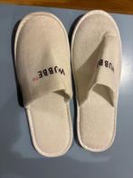 Sloffen wit 29 cm lang met rubber zolen sauna slippers, Ophalen, Nieuw, Wit, Pantoffels of Sloffen