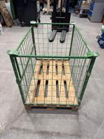 Partij 3x opklapbare gaascontainer / pallet-opzetframe, Ophalen, 100 cm of meer, Opvouwbaar, 60 cm of meer