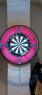 Dartbord met led verlichting, Sport en Fitness, Darts, Ophalen of Verzenden, Zo goed als nieuw, Dartbord