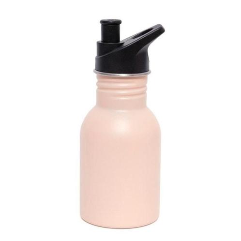 Drinkfles Fles Drinkbeker RVS Effen Roze Petit Monkey, Diversen, Schoolbenodigdheden, Nieuw, Ophalen of Verzenden