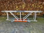 2x Altrex voorloopleuning+1x alu kantplank 245 cm, Ophalen of Verzenden, Zo goed als nieuw, 5 meter of hoger