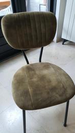 4 x stoelen velours mos groen, Twee, Zo goed als nieuw, Ophalen, Overige kleuren