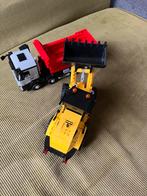 Uniek! Lego moc dieplader en vrachtwagen., Ophalen of Verzenden, Zo goed als nieuw, Lego