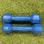 Vintage Neo Hex Dumbbell Paar - 2 x 1 kg - Blauw (179), Sport en Fitness, Fitnessmaterialen, Ophalen, Gebruikt, Benen, Dumbbell