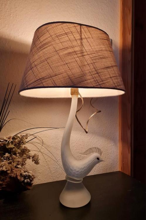 Vintage tafellamp Murano Battuto Seguso massief glas kip haa, Huis en Inrichting, Lampen | Tafellampen, Zo goed als nieuw, Minder dan 50 cm