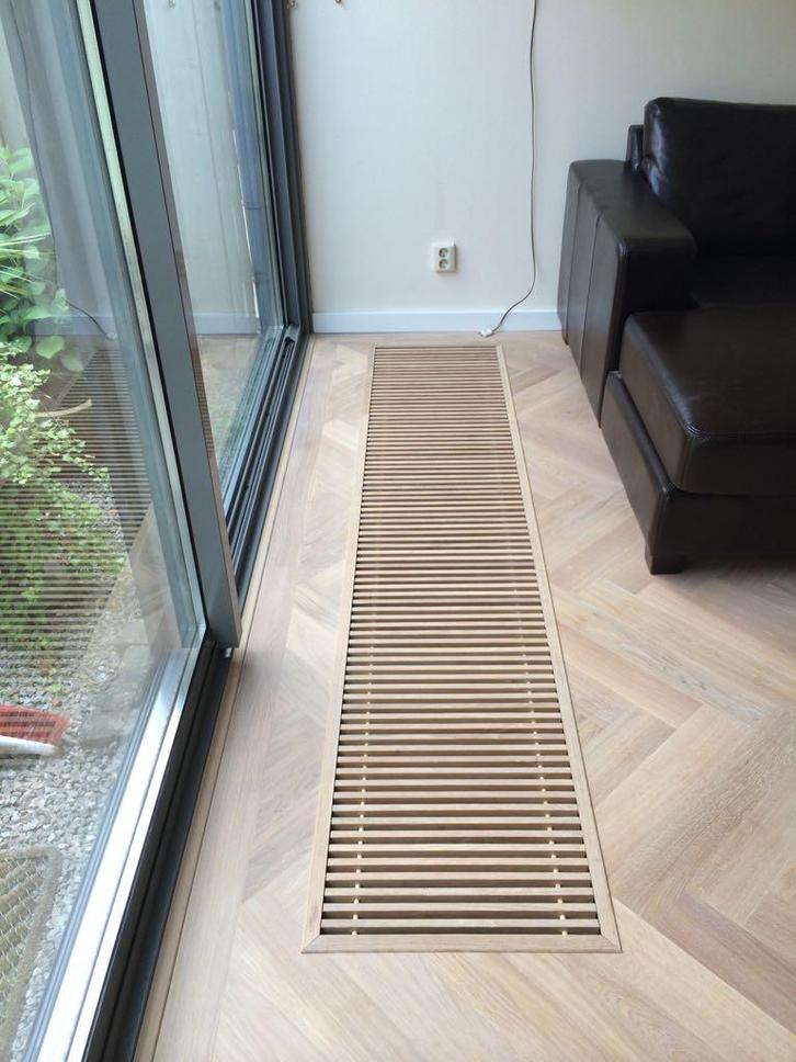 Eikenhouten rooster voor convectorput, Doe-het-zelf en Verbouw, Verwarming en Radiatoren, Nieuw, Radiator, Minder dan 200 watt