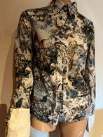 VAN JAACK blouse met roesjes maat m origineel ZGAN, Kleding | Dames, Maat 38/40 (M), Beige, G, Ophalen of Verzenden