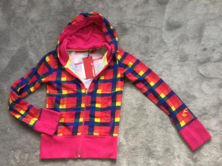 Nieuw kleurrijk vest v. O'Neill mt 140 roze/blauw/groen/geel, Kinderen en Baby's, Kinderkleding | Maat 140, Nieuw, Meisje, Trui of Vest