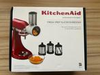 KitchenAid KSMVSA opzetstuk: snijder en rasp, 4 liter of meer, Ophalen of Verzenden, Zo goed als nieuw, Vaatwasserbestendig