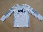 AW Another World t-shirt lange mouw jongen wit 140-146, Another World, Ophalen of Verzenden, Zo goed als nieuw, Shirt of Longsleeve