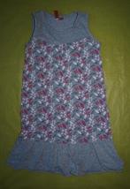 Grijze Jurk met Bloemprint Girls (116-122), Kinderen en Baby's, Kinderkleding | Maat 116, Gebruikt, Meisje, Ophalen of Verzenden