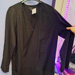 COS zwarte jurk 100% tencel lyocell overslag mt 42 L 48107, COS, ., Zwart, Maat 42/44 (L)