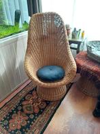 Rieten fauteuil, Riet of Rotan, Vintage, Zo goed als nieuw, Ophalen