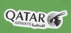 Qatar Airways sticker - 9,5cm x 3cm, Verzamelen, Luchtvaart en Vliegtuigspotten, Ophalen of Verzenden, Nieuw, Overige typen