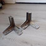 Sterke ijzer meubels poten hoogte 13 cm, Huis en Inrichting, Tafels | Salontafels, Ophalen of Verzenden, Rond, Minder dan 50 cm