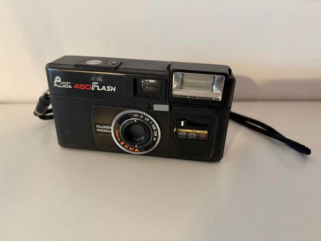 Fujica Pocket 450 flash, Audio, Tv en Foto, Fotocamera's Analoog, Ophalen of Verzenden, Gebruikt, Compact, Fuji