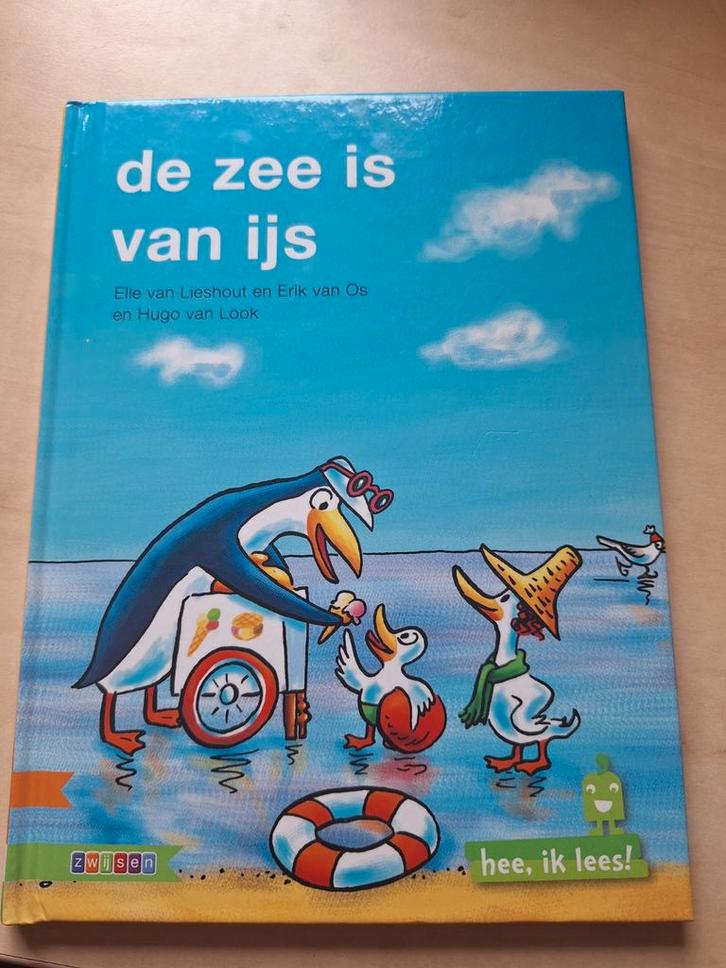 De Zee is van Ijs - Elle van Lieshout, Boeken, Kinderboeken | Kleuters, Zo goed als nieuw, Fictie algemeen, 5 of 6 jaar, Jongen of Meisje