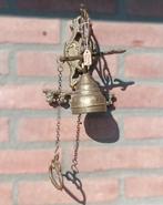 Brocante koperen deur-kloosterbel, Ophalen of Verzenden, Koper