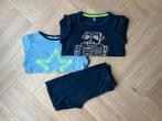 Pyjama, blauw, ‘Glow in the Dark’, mt 134/140, Nacht- of Onderkleding, Gebruikt, Ophalen of Verzenden, Hema